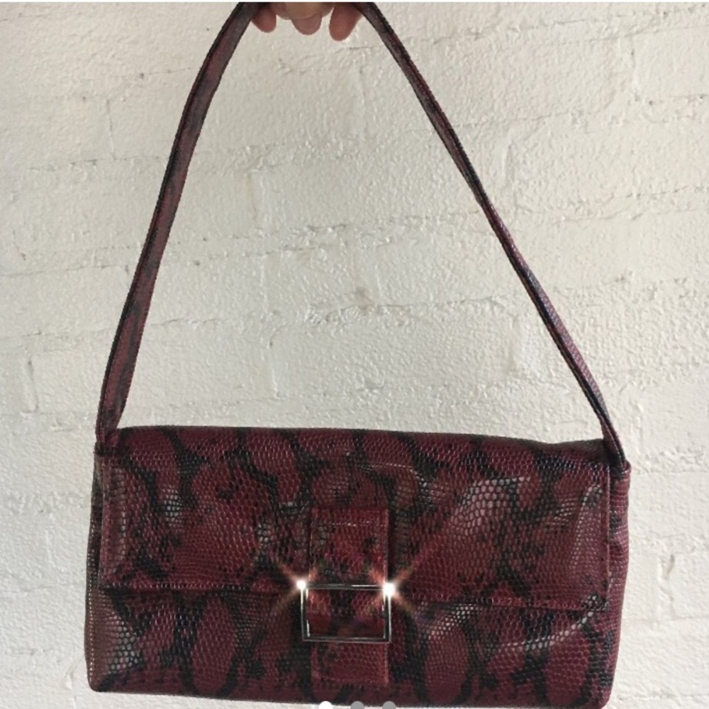 90s STEVE MADDEN (faux) Snake Skin Purse